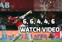 VIDEO 6,6,4,4,6 - Glenn Maxwell Hit McClenaghan 28 runs in One over