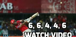 VIDEO 6,6,4,4,6 - Glenn Maxwell Hit McClenaghan 28 runs in One over
